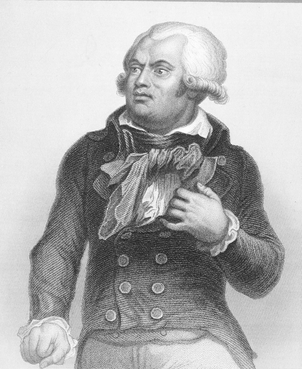 Portrait of Georges Danton (1759-94)  by English School