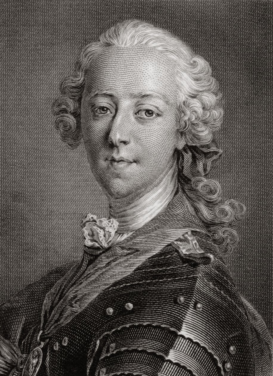 Prens Charles Edward Louis Philip Casimir Stewart (1720-88), Bonnie Prince Charlie olarak bilinen Genç Pretender by English School