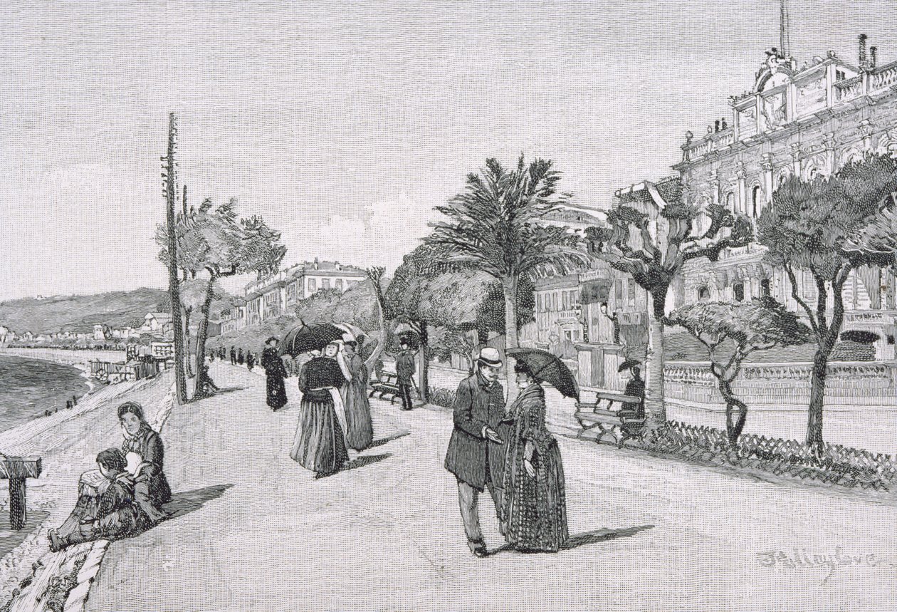Promenade des Anglais, Nice, Fransa, 