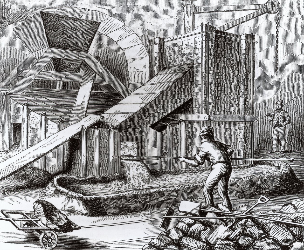 Puddling Iron   by English School