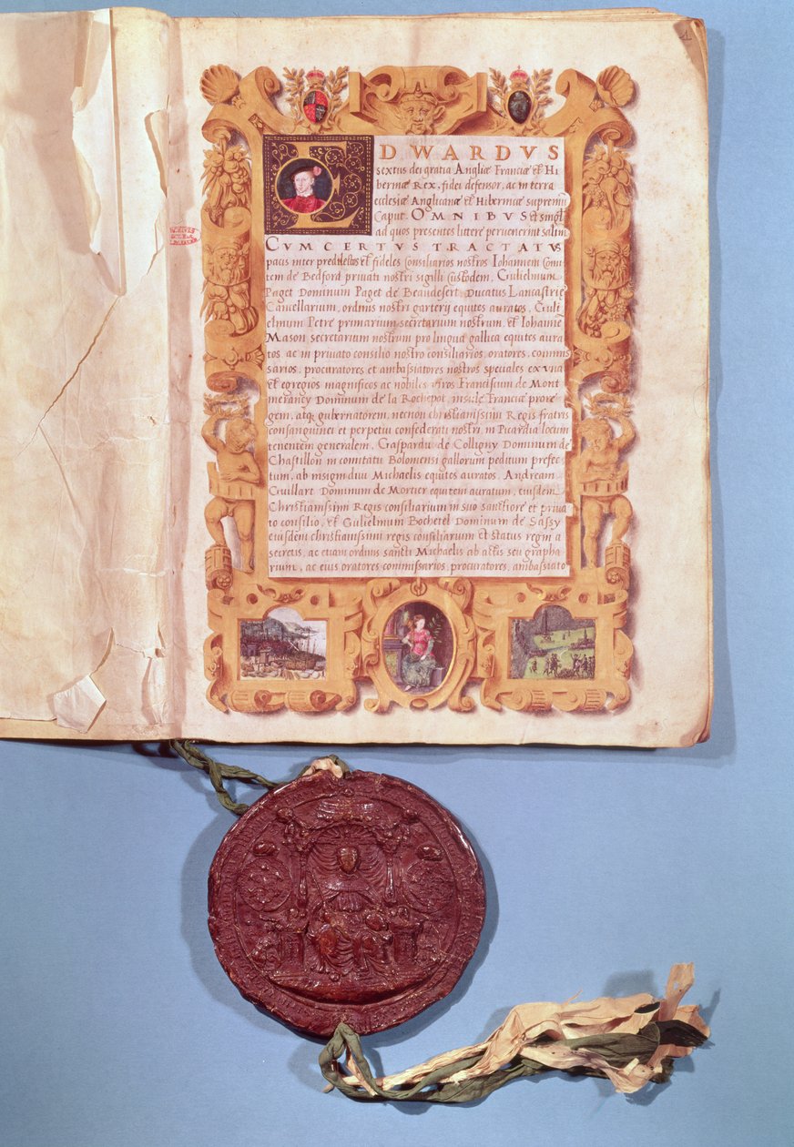 Edward VI (1537-53) tarafından Boulogne Antlaşması