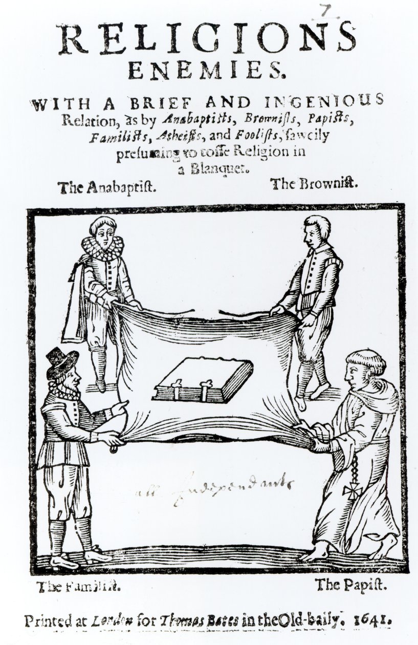 Din Düşmanları, 1641 by English School