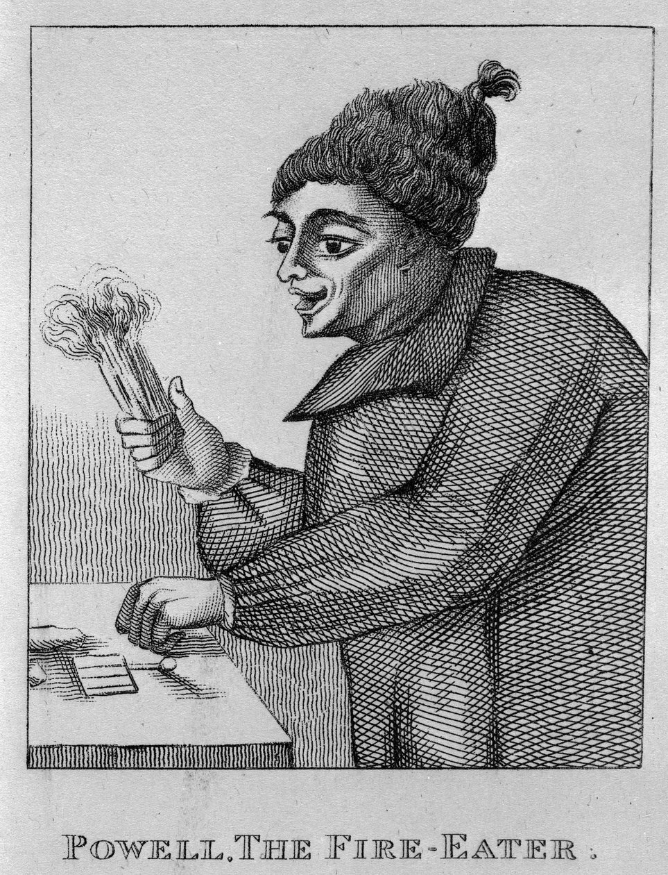 Robert Powell, Ateş Yiyen, 1819