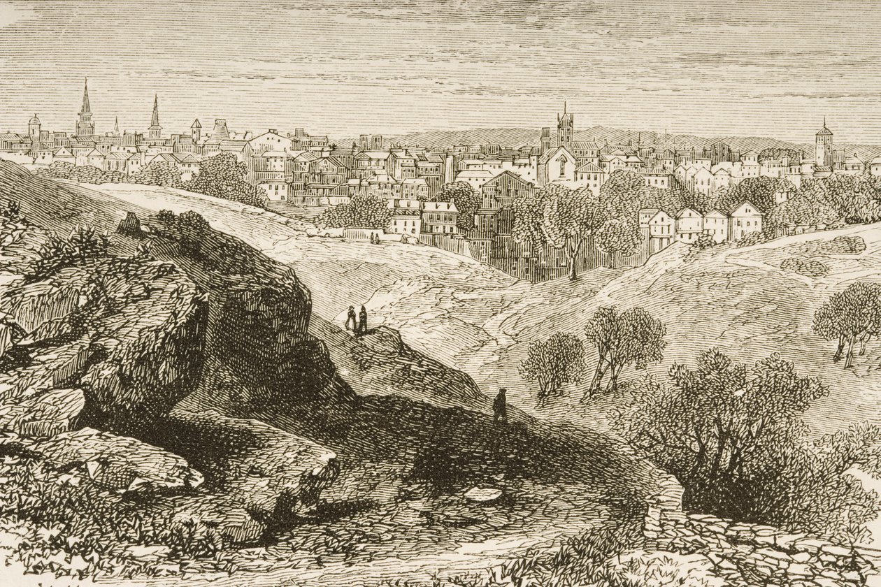 Salem, in c.1870, from 
