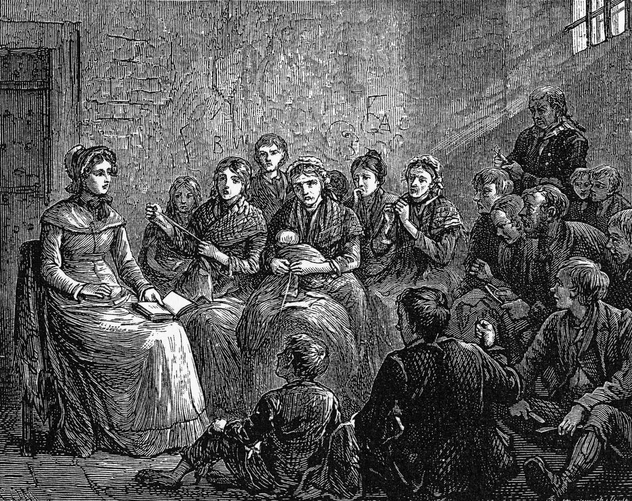 Sarah Martin at the Tollhouse Gaol in Great Yarmouth  by English School