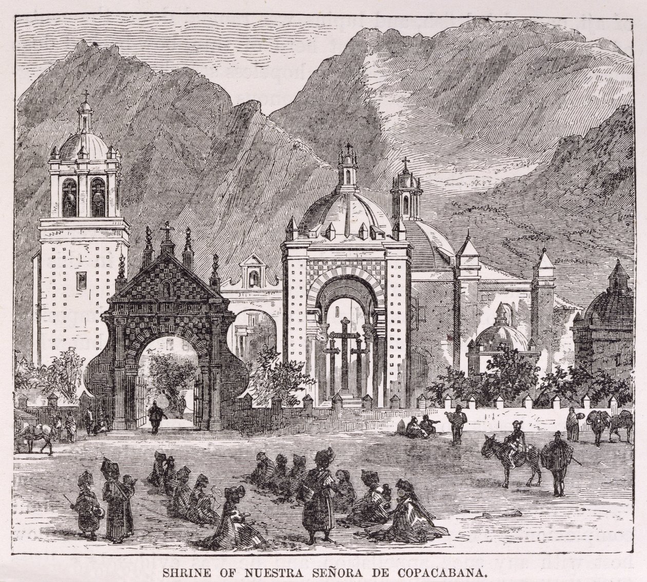 Nuestra Senora de Copacabana Tapınağı, Lima, Peru, E. George Squier tarafından yazılan 
