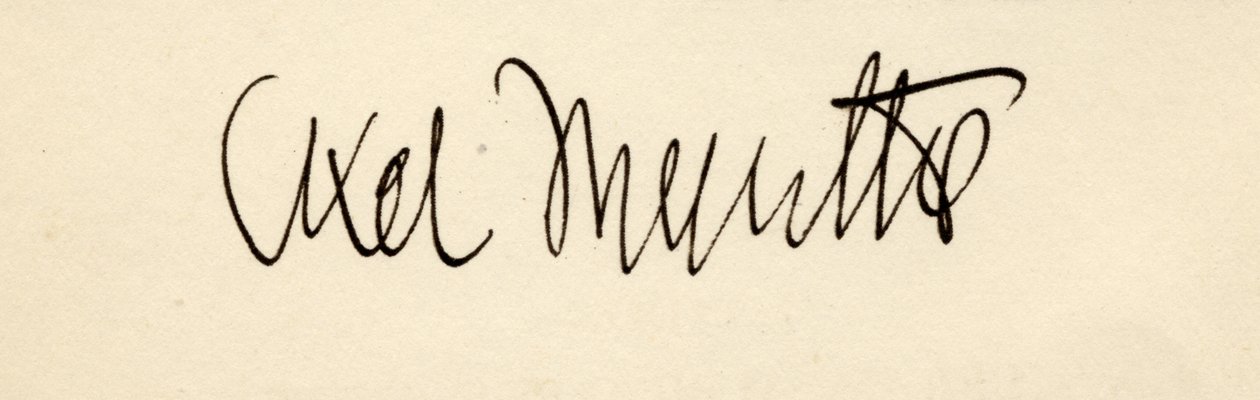 Axel Munthe tarafından 1932