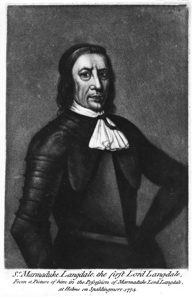 Sir Marmaduke Langdale, 1. Lord Langdale, c.1774 by English School