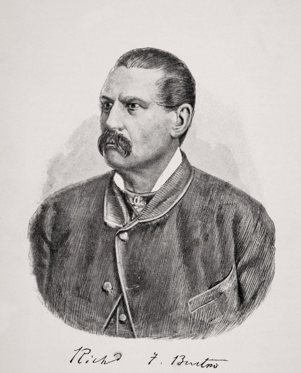 Sir Richard Francis Burton (1821-90), Isabel Burton (1831-96) tarafından 1893