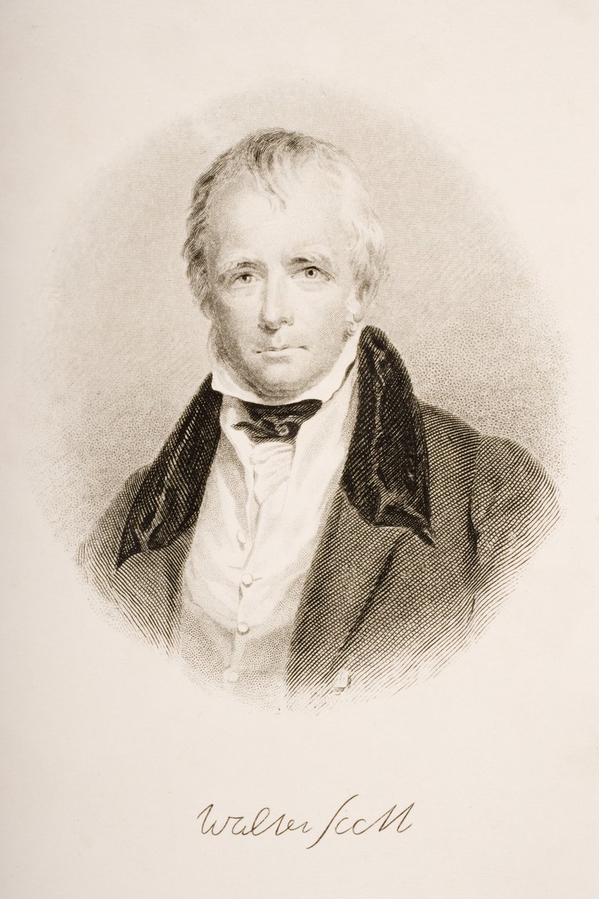 Sir Walter Scott (1771-1832) by English School