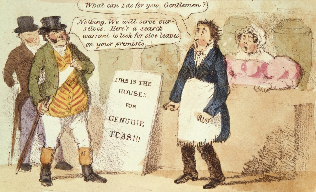Sloe (Yavaş) Ama Emin Adalet, Karikatürlerden No.46, c.1831 by English School