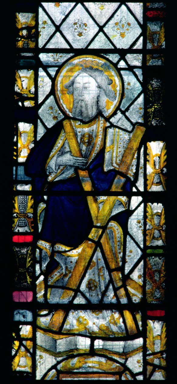 St. Andrew, Saltire Cross ile, İngiliz, 14. yüzyıl by English School