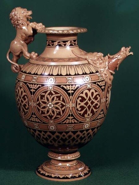 Staffordshire Ewer, sergilenen 1862 (seramik) by English School