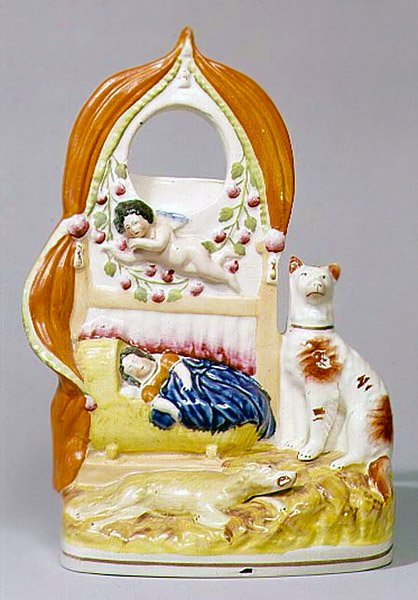 Staffordshire Saatlik, c.1850 (seramik) by English School