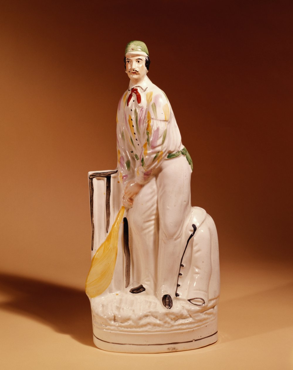 Staffordshire bir kriketçi figürü, 1865 by English School