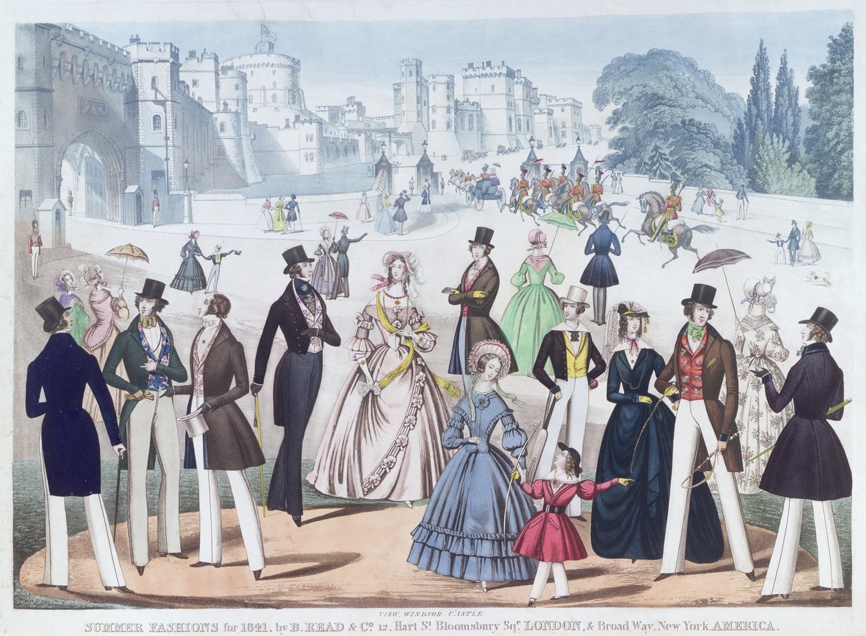 1841 Yaz Modası: Windsor Kalesi