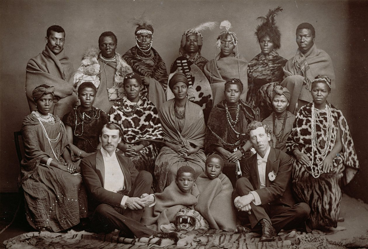 Afrika Yerli Korosu, 1891 (woodburytype) by English School