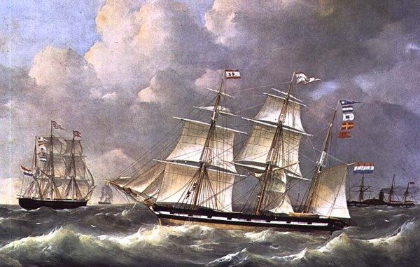 Barque `Surinam eski Vereenigung by English School