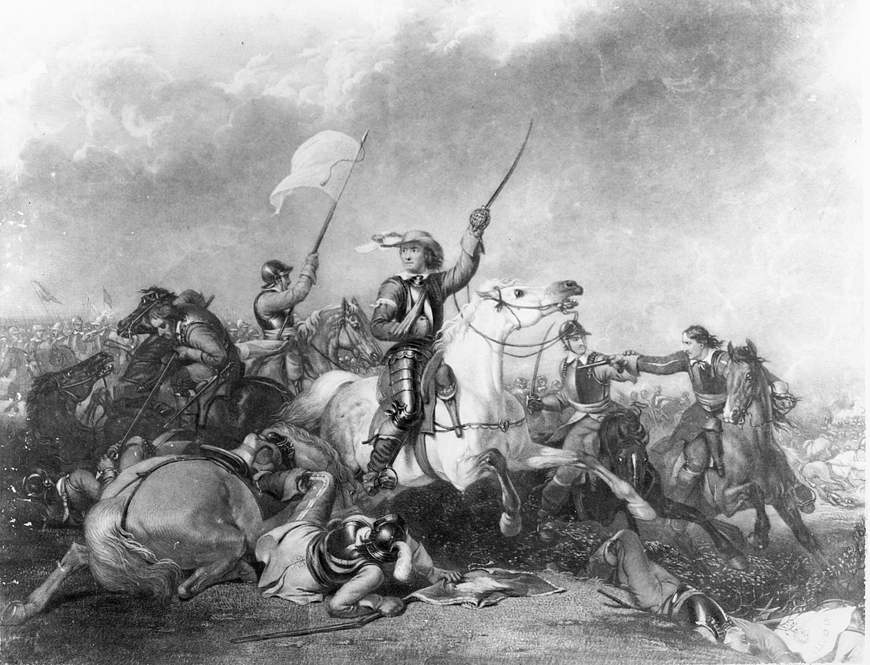Marston Moor Savaşı, 2 Temmuz 1644 by English School