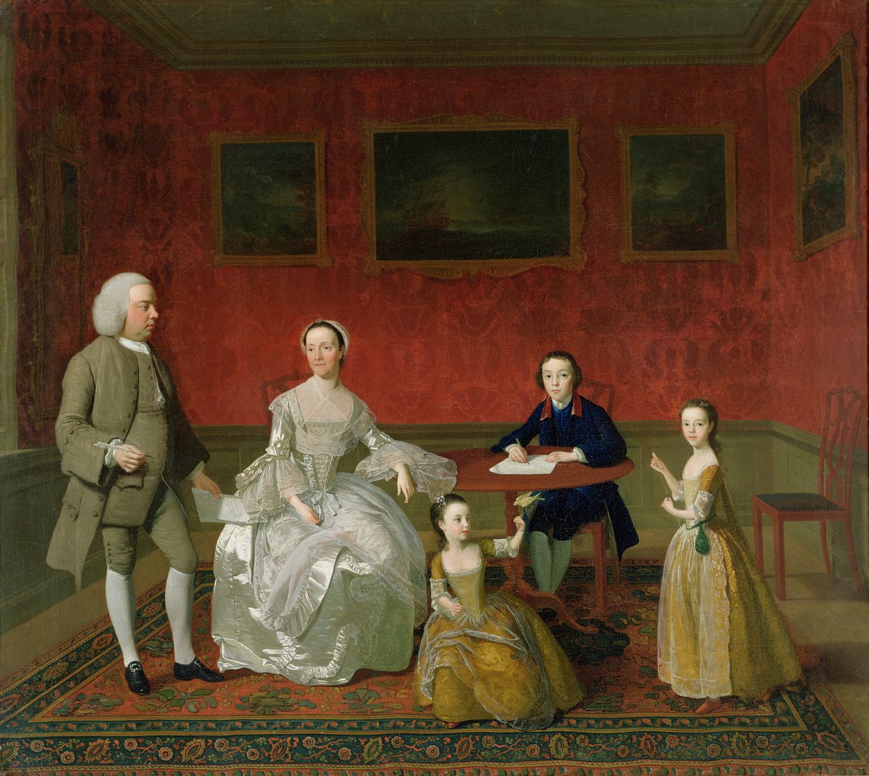 Buckley-Boar Ailesi, c.1758-60 (eskiden Arthur Devis