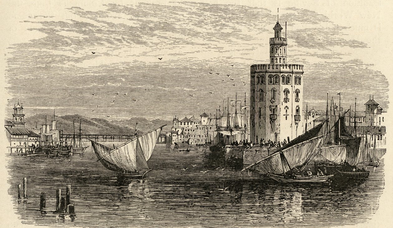 Altın Kule, Sevilla, İspanya, Peder Samuel Manning tarafından 
