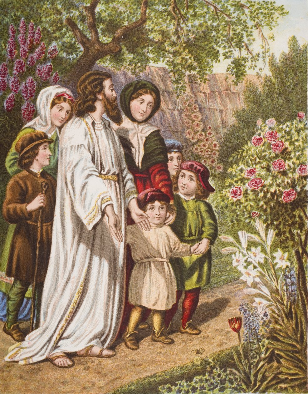 Bahçede Hacılarla Tercüman, John Bunyan