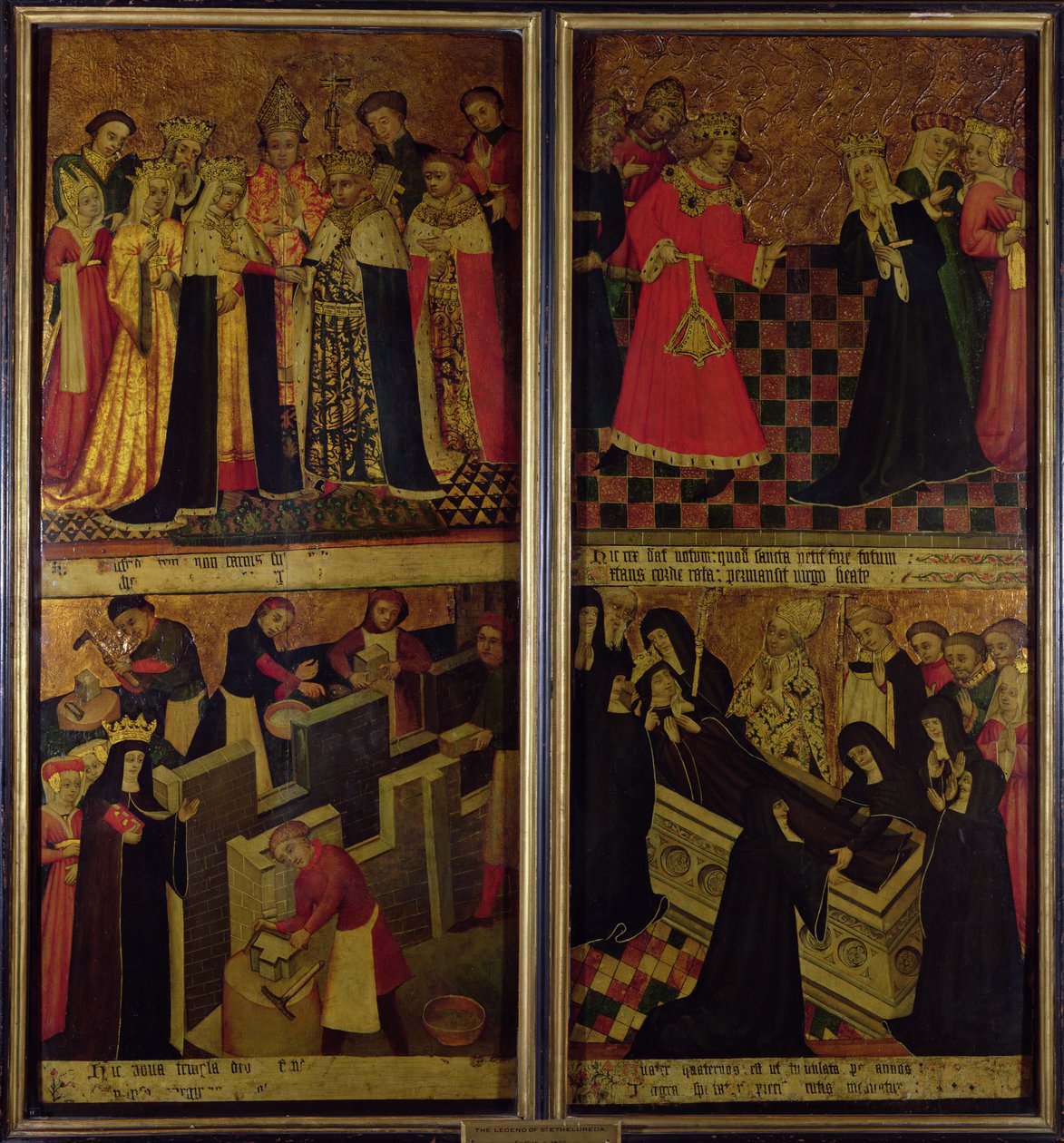 Aziz Etheldreda Efsanesi, c.1425 by English School