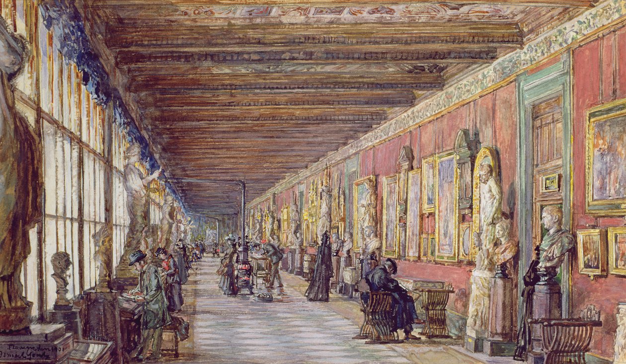 Uzun Galeri, Uffizi by English School