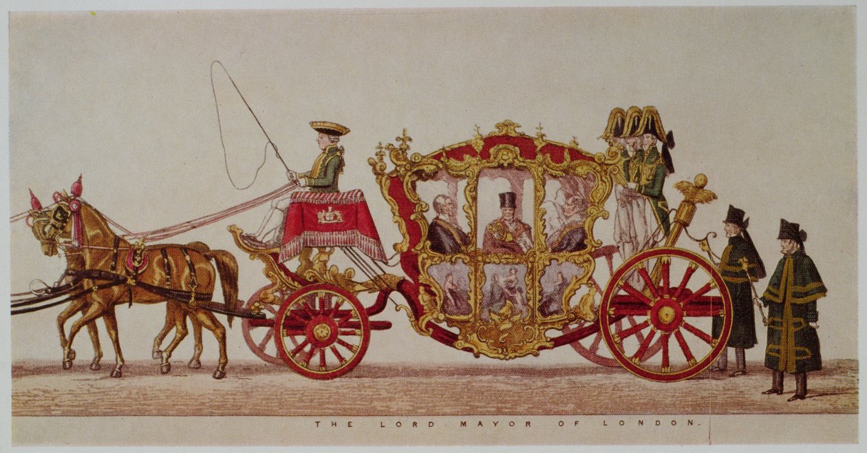 The Lord Mayor of London, 1853  by English School