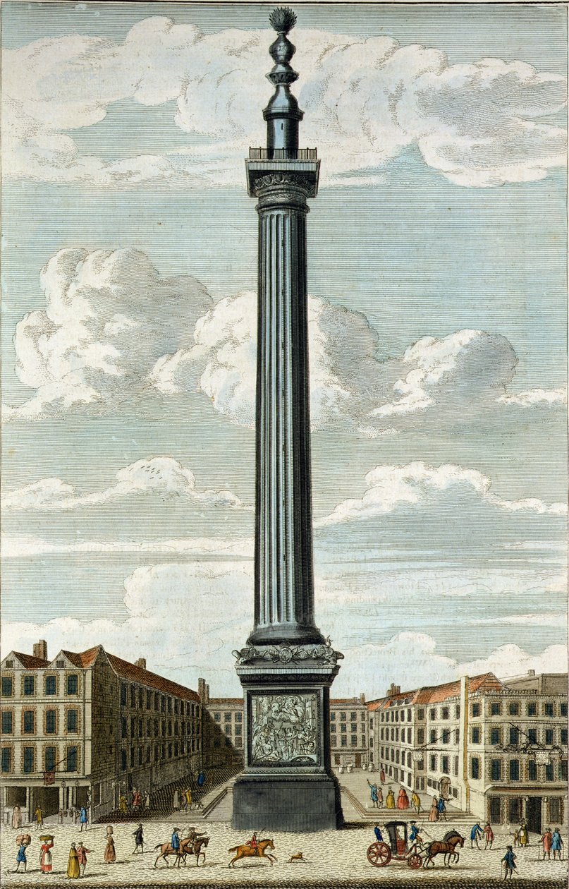 William Henry Toms tarafından oyulmuş Anıt (c.1700-50) by English School