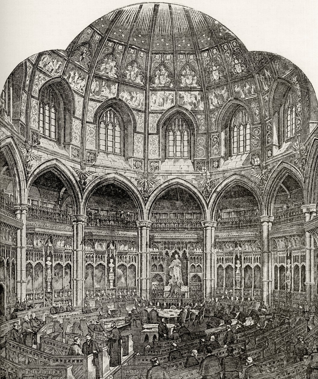 The New Common Council Chamber, Guildhall, from 