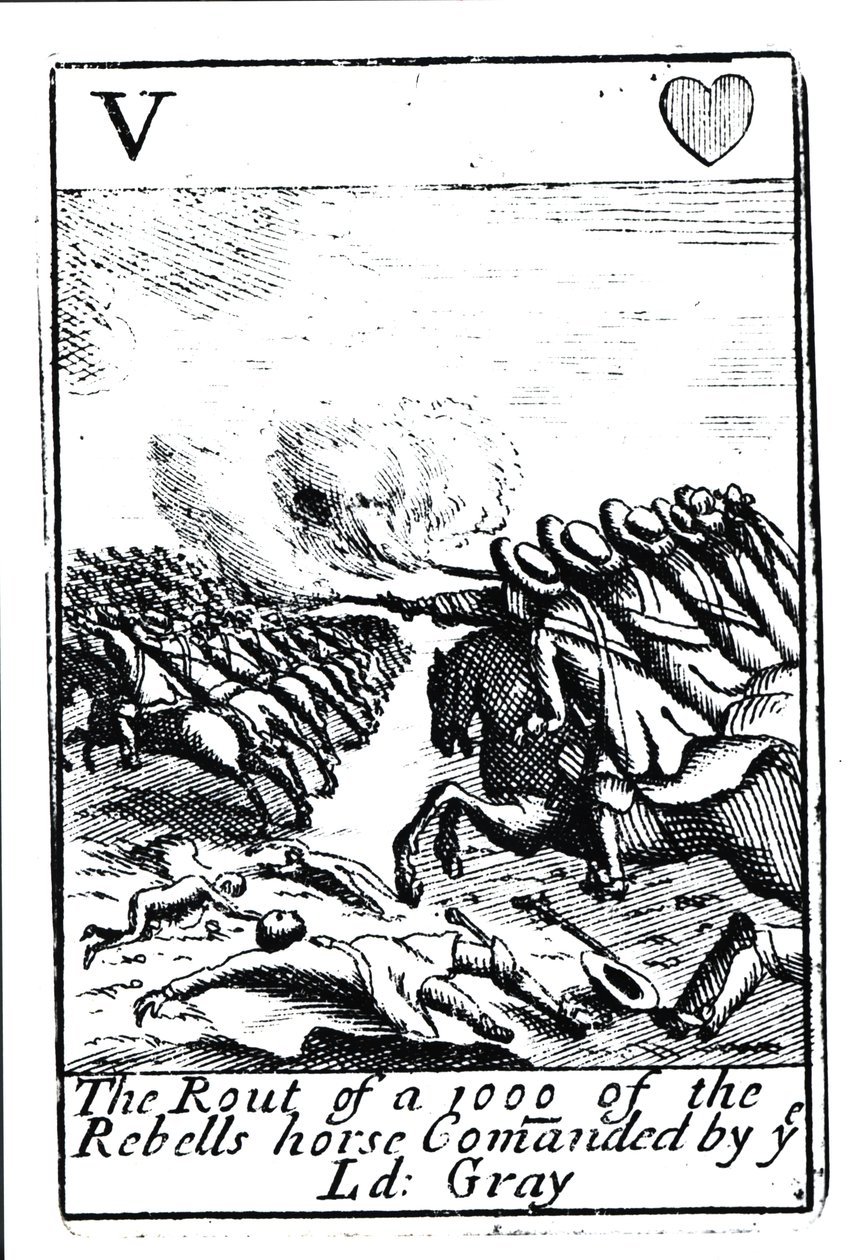 The Rout of 1000 of the Rebels at the Battle of Sedgemoor, 6th July 1685   by English School