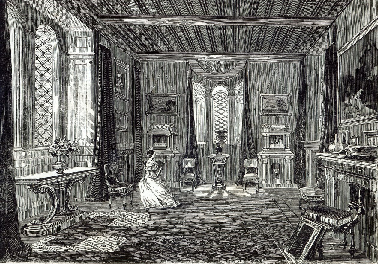 The Scarlet Drawing-room, Lansdown Tower, 