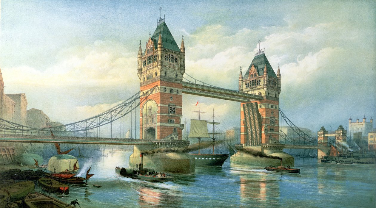 Tower Bridge, Londra by English School