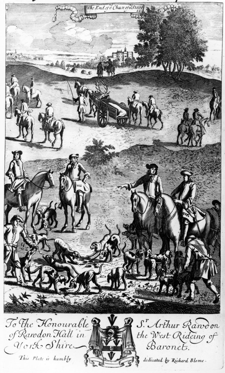 The end of the chase of the stagg, from 