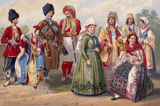 Doğu ve Kuzey Avrupa Irklarının Türleri, The History of Mankind, Vol.III, Prof. Friedrich Ratzel, 1898 by English School