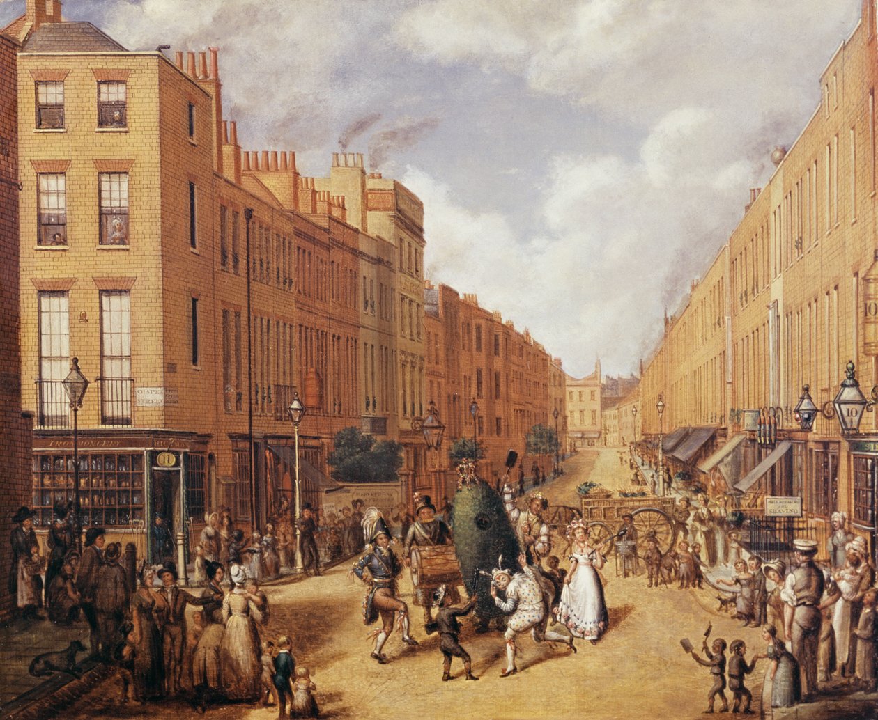 Paddington yakınlarındaki Upper Lisson Caddesi, 1837 dolayları by English School