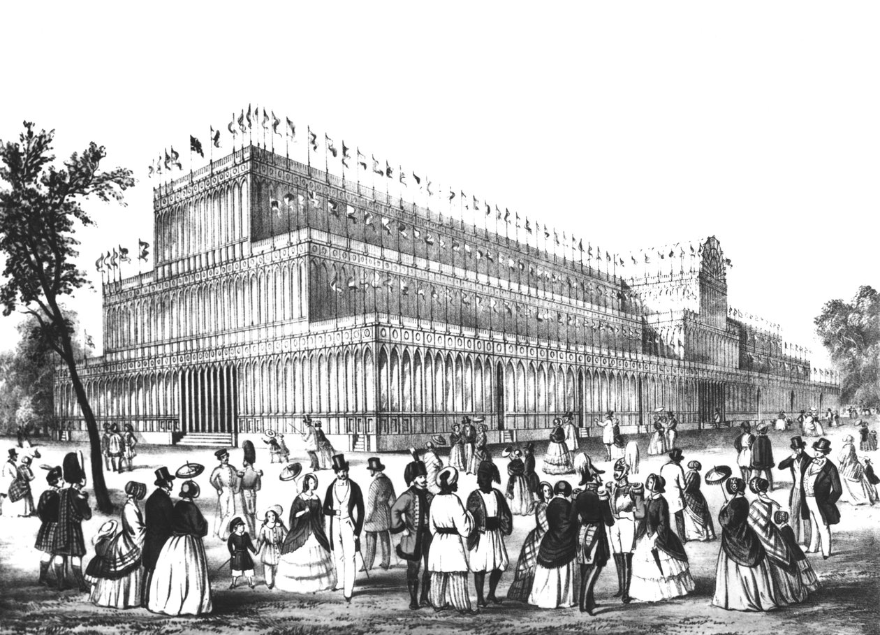 1851 Büyük Sergisi için inşa edilen Kristal Saray