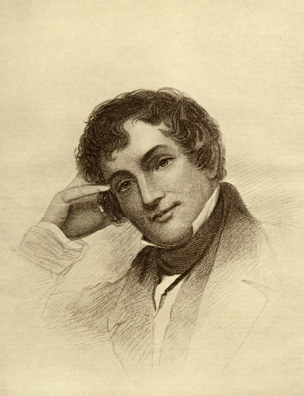 Washington Irving (1783-1859) by English School