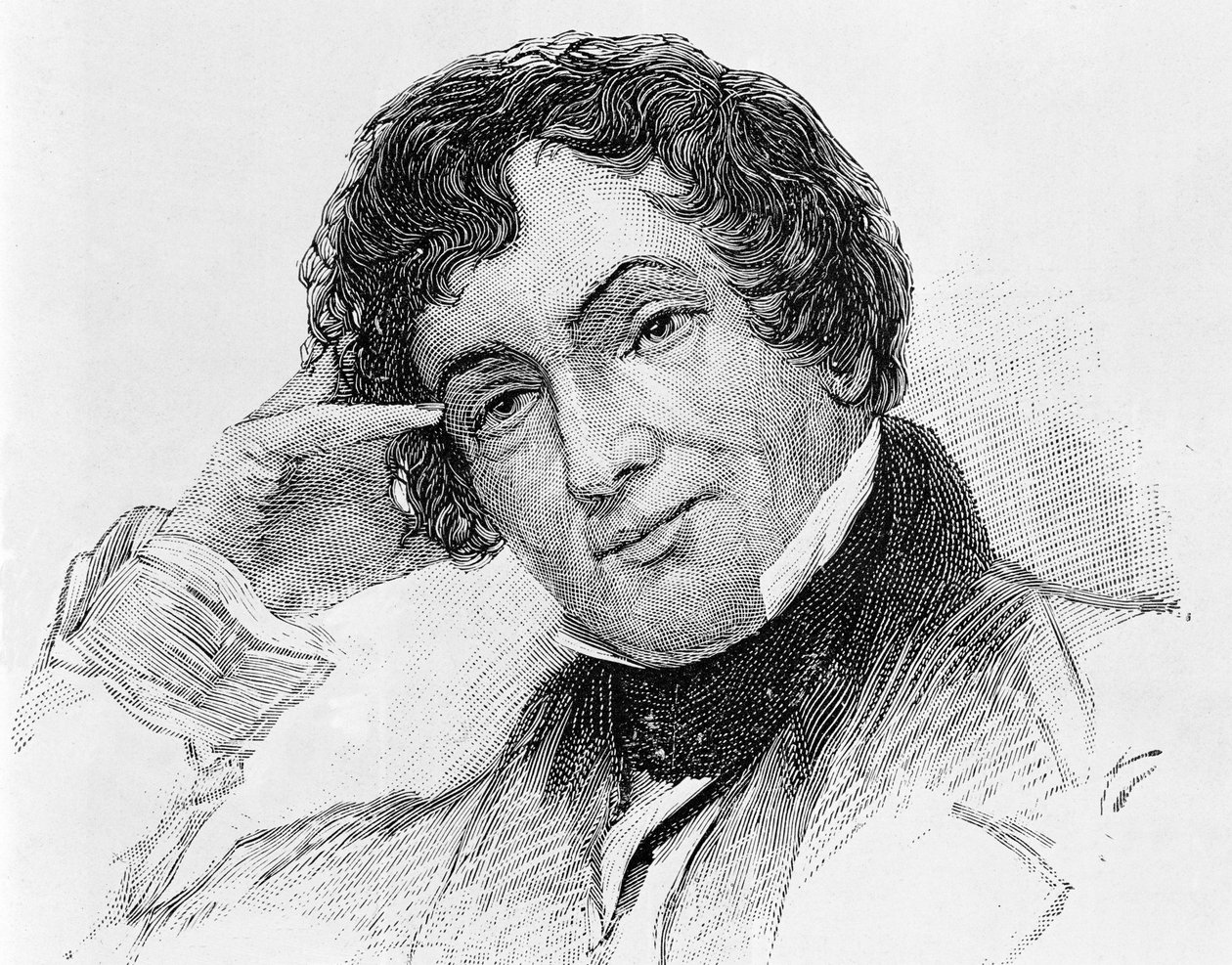 Washington Irving (1783-1859) by English School