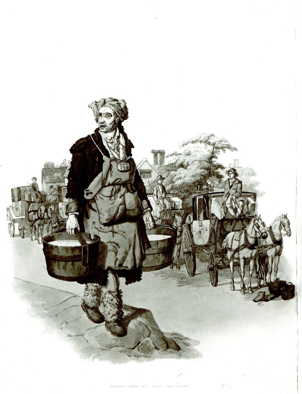 Antrenör Durağındaki Waterman, 1805 by English School