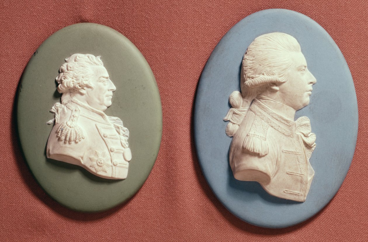 Wedgwood madalyonları George IV (1762-1830) Galler Prensi ve 1. Vikont Duncombe, 19. yüzyılın başlarında (jasperware) by English School