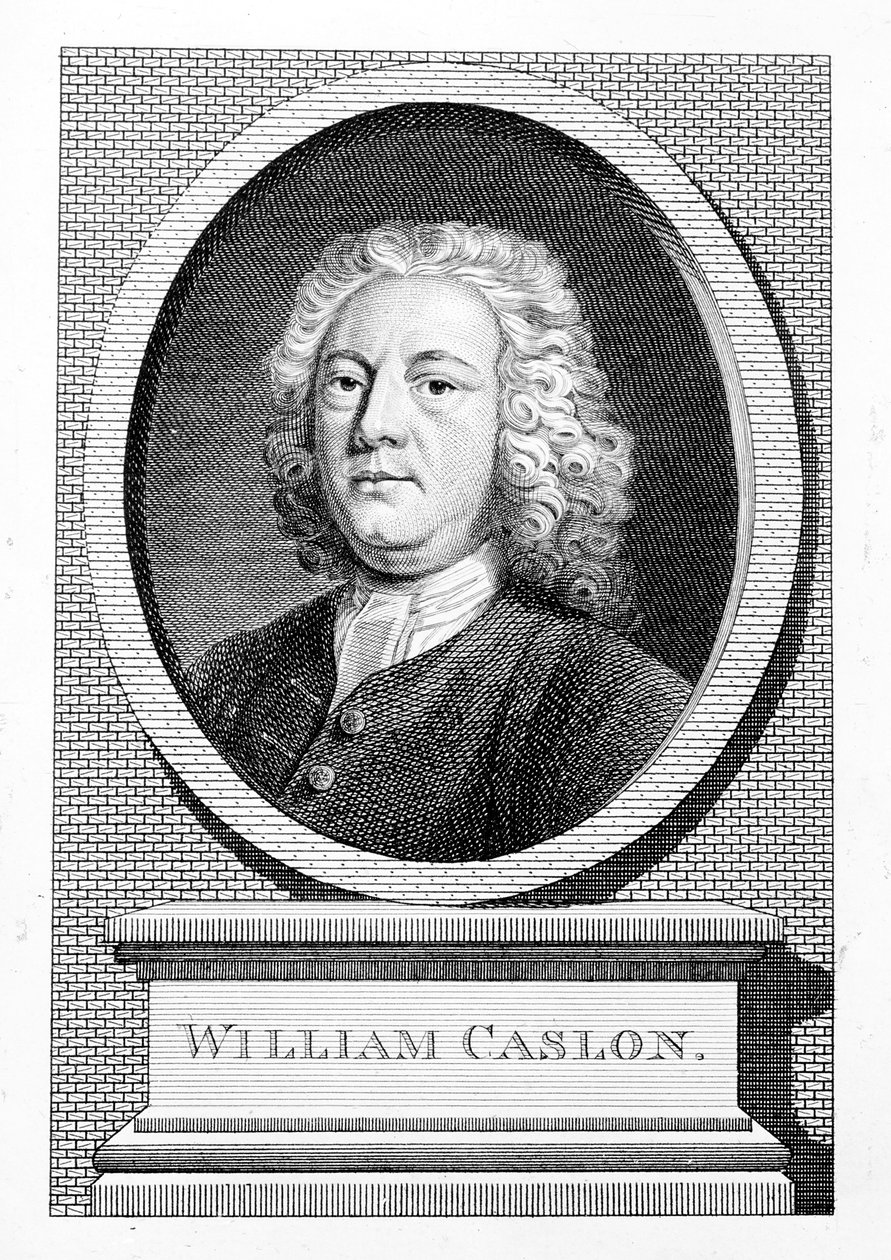 William Caslon by English School