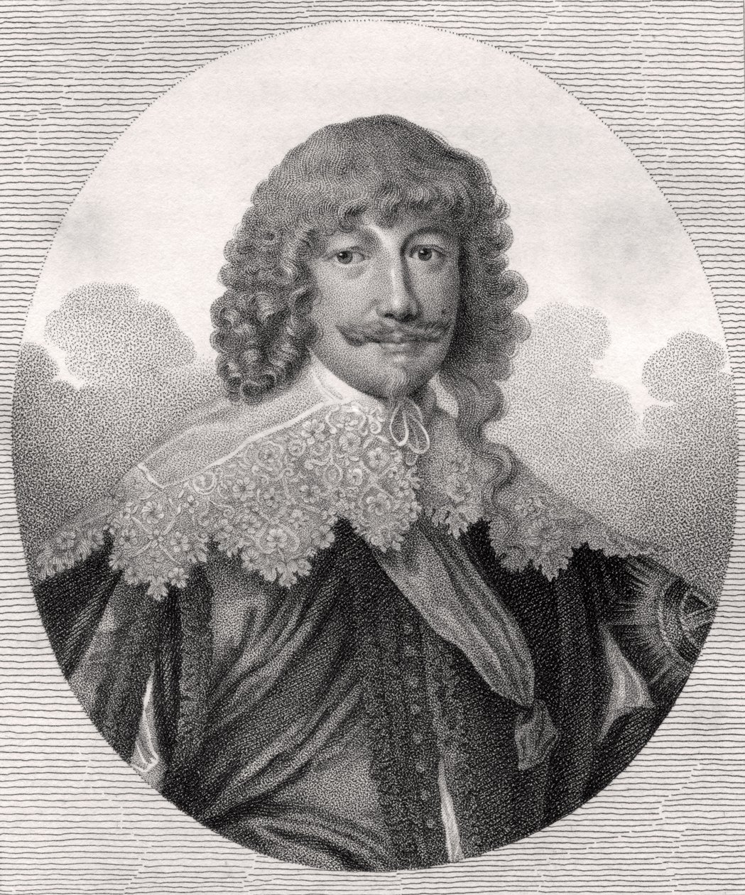 William Cavendish, engraved by Bocquet, illustration from 
