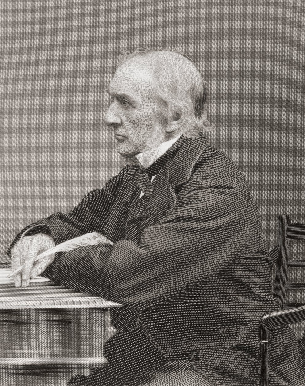 William Ewart Gladstone, 1883 by English School