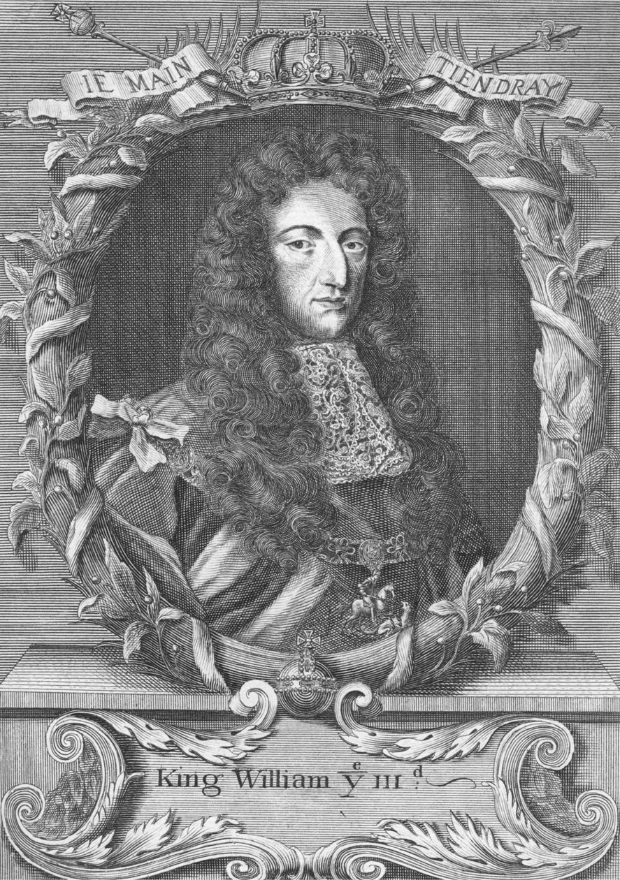 William III (1650-1702) Stadholder ve İngiltere Kralı by English School