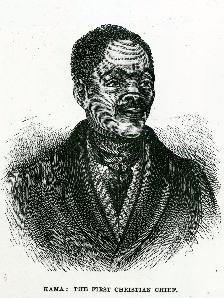 William Kama (1798-1875), İlk Hıristiyan Şefi by English School