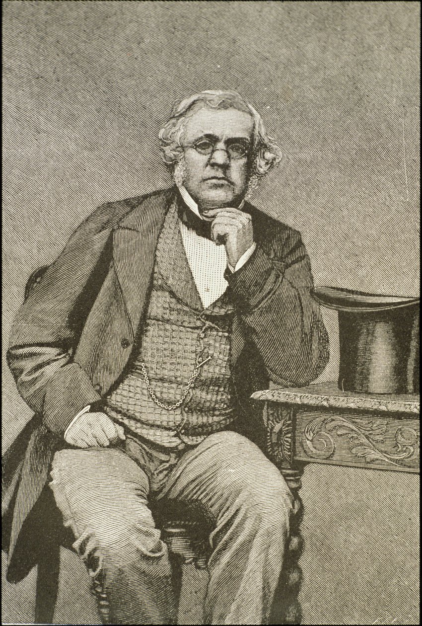 William Makepeace Thackeray (1811-63) by English School
