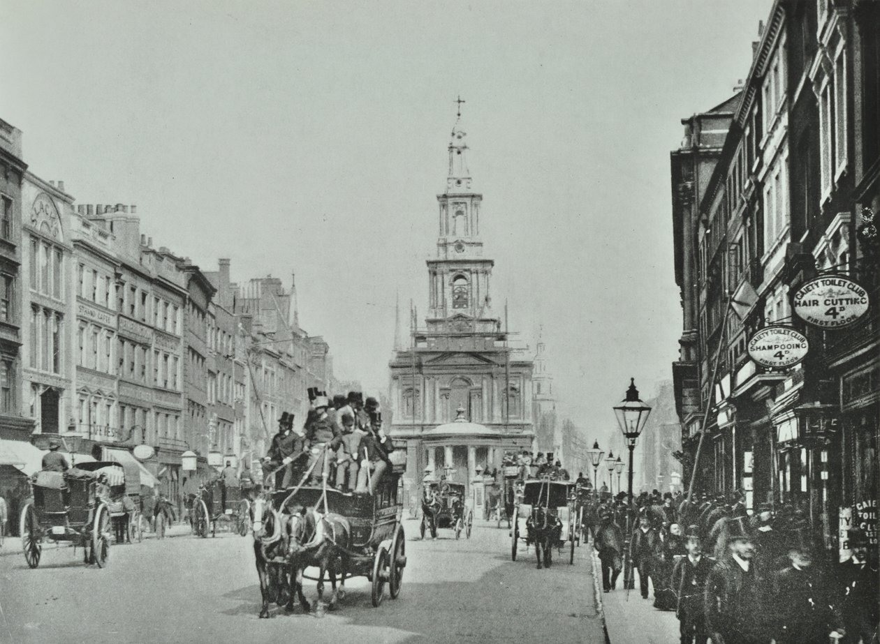 4-10 Strand, Westminster LB: ön cepheler, 1895 by English Photographer
