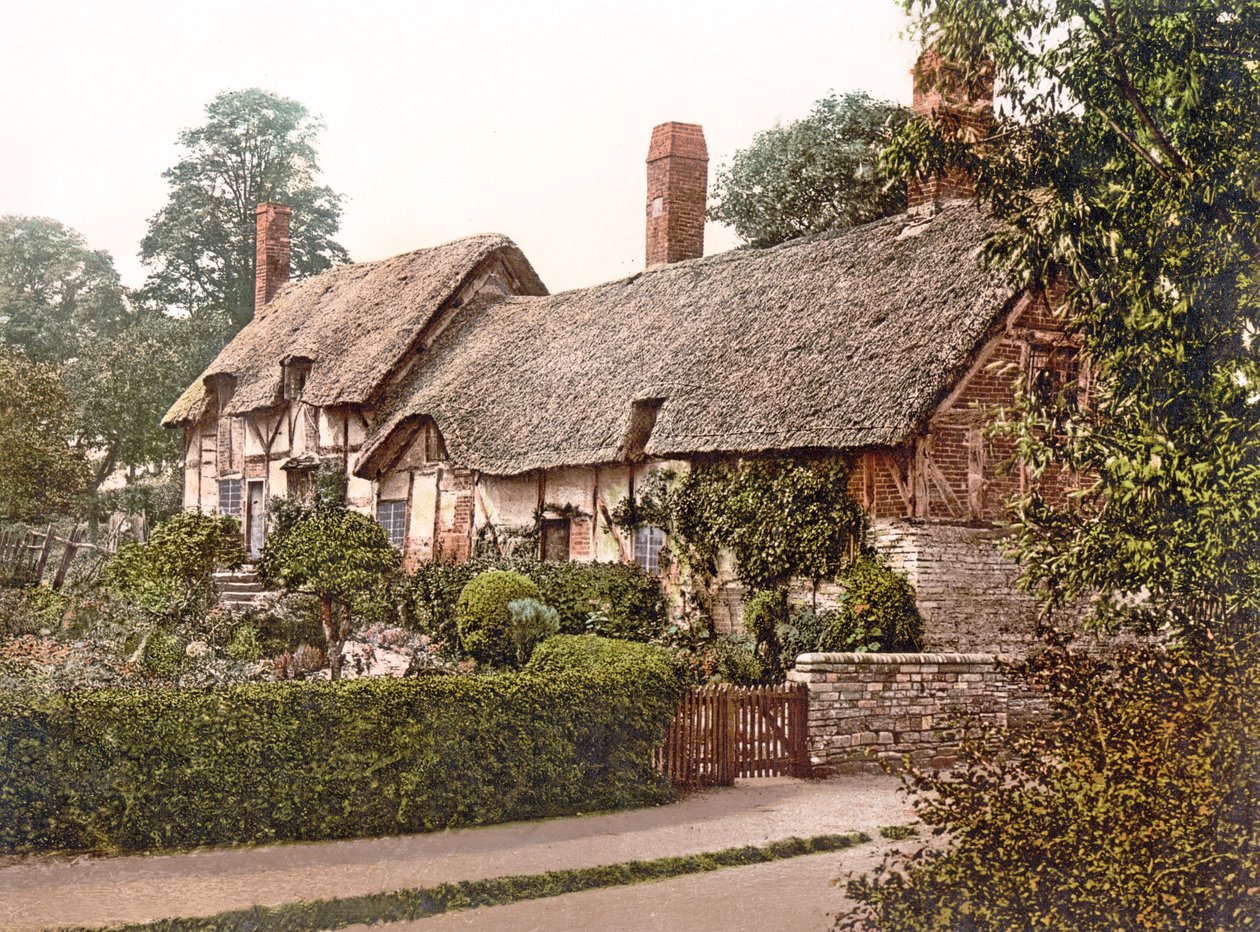 Anne Hathaways Kulübesi, Stratford-upon-Avon, 1890-1900 by English Photographer
